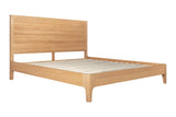 VIG Furniture Modrest Seattle - Modern Natural Oak Bed VGWD-SEA-QBKB-BED