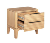 VIG Furniture Modrest Seattle - Modern Natural Oak Nightstand VGWD-SEA-BST02