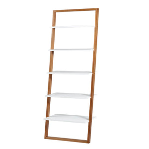 Oliver 28 Inch Wide Open Shelf Bookcase with Metal Frame for Modern Living Room Storage
