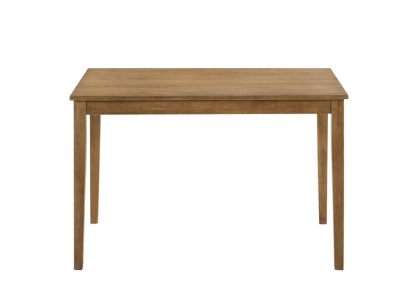 English Elm Kayee Weathered Oak 5PC Dining Set with Padded Cushions, Oak Veneer Table, Durable Composite Wood Finish B2726P276739