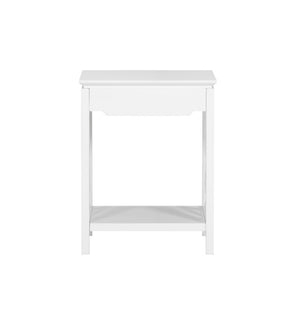 Comfort Pointe Thomas White Chippendale-style Nightstand White