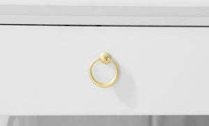 Comfort Pointe Thomas White Chippendale-style Nightstand White