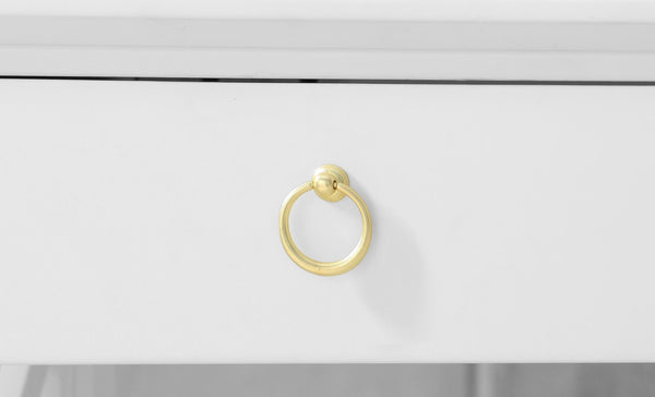 Comfort Pointe Thomas White Chippendale-style Nightstand White