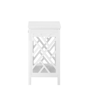 Comfort Pointe Thomas White Chippendale-style Nightstand White