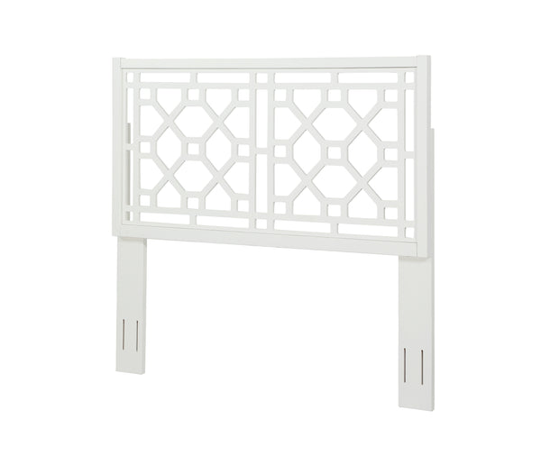 Comfort Pointe Thomas Chippendale White Headboard White