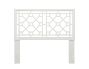 Comfort Pointe Thomas Chippendale White Headboard White