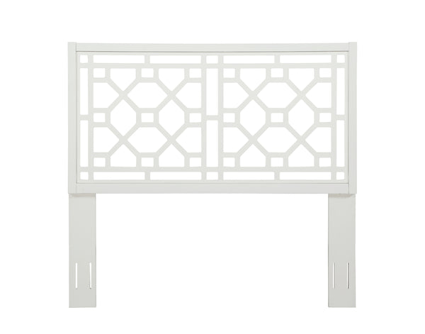 Comfort Pointe Thomas Chippendale White Headboard White