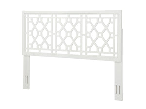 Comfort Pointe Thomas Chippendale White Headboard White