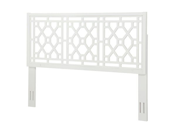Comfort Pointe Thomas Chippendale White Headboard White