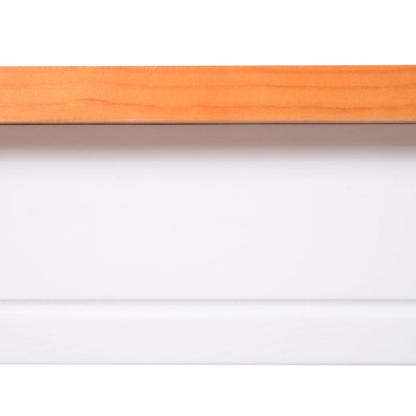 English Elm HOMCOM Rustic Pine 5-Piece Dining Set for 4 — Compact Solid Wood Table & High Back Slatted Chairs (95) W2225P217126