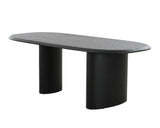 VIG Furniture Modrest Summit - Modern 87" Black Ash Dining Table VGOD-LZ-342DT-A