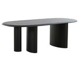 VIG Furniture Modrest Summit - Modern 87" Black Ash Dining Table VGOD-LZ-342DT-A