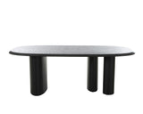 VIG Furniture Modrest Summit - Modern 87" Black Ash Dining Table VGOD-LZ-342DT-A