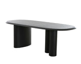 VIG Furniture Modrest Summit - Modern 87" Black Ash Dining Table VGOD-LZ-342DT-A