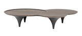 Modrest Beulah - Modern Free Form Dark Ash Coffee Table