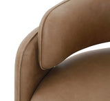 VIG Furniture Modrest Tioga - Modern Brown Leather Accent Chair VGOD-ZW-22072-BRN