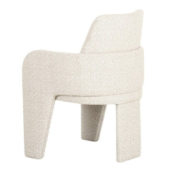 VIG Furniture Cando Fully Upholstered Beige Linen Dining Chair With Windsor Back, Plush Foam, Solid Wood Frame (98) VGOD-ZW-23097-BGE