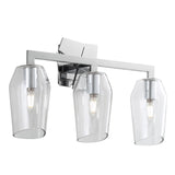 Gaia 19'' Wide 3-Light Vanity Light - Chrome 8163-CH-CL Norwell