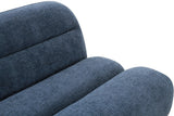 VIG Furniture Divani Casa Forman - Modern Blue Fabric Modular Armless Sectional Seat VGOD-ZW-23029-ARM