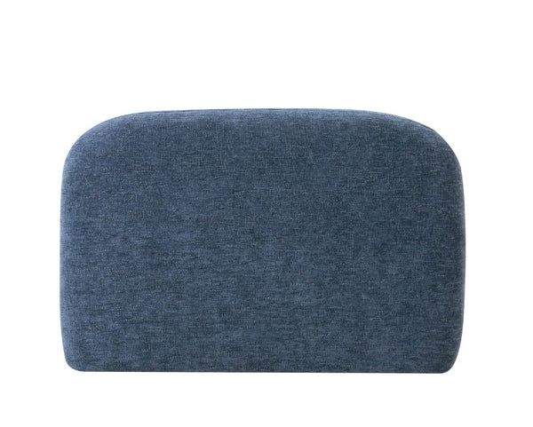 VIG Furniture Forman Modern Blue Modular Armless Sectional Seat — Plush Foam, Solid Ash Frame, Flexible Configurations VGOD-ZW-23029-ARM