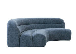 VIG Furniture Forman Curved Blue Modular Corner Sectional — Modern Rounded Back, Plush Foam Comfort, Durable Frame VGOD-ZW-23029-CRN