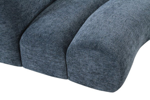 VIG Furniture Forman Curved Blue Modular Corner Sectional — Modern Rounded Back, Plush Foam Comfort, Durable Frame VGOD-ZW-23029-CRN