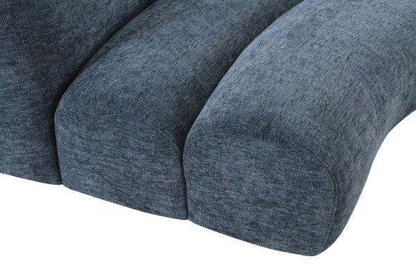 VIG Furniture Forman Curved Blue Modular Corner Sectional — Modern Rounded Back, Plush Foam Comfort, Durable Frame VGOD-ZW-23029-CRN