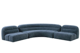 VIG Furniture Divani Casa Forman - Modern Blue Fabric Modular Corner Sectional Seat VGOD-ZW-23029-CRN