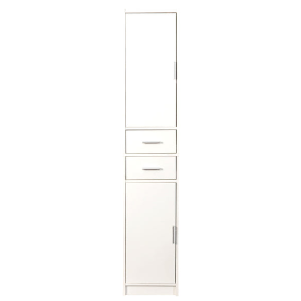 English Elm 70.87" Tall Bathroom Cabinet with 2 Doors & Drawers, Slim Vertical Storage w/ Adjustable Shelves for Home W331P365119