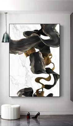 VIG Furniture Modrest VIG23028 - 47 X 59 Black Framed Oil Painting VGTHVIG23028