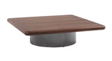 VIG Furniture Modrest Valley - Modern Walnut + Titanium Coffee Table VGIP-ST798-A