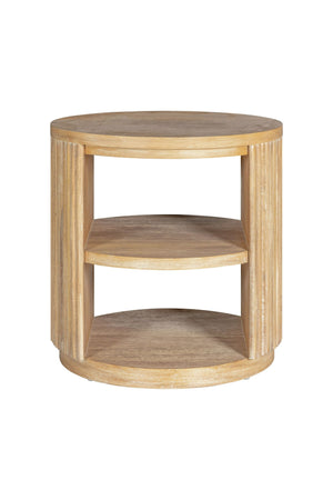 VIG Furniture Modrest Jacobson - Modern Natural Acacia End Table VGWD-LYO-BF2D