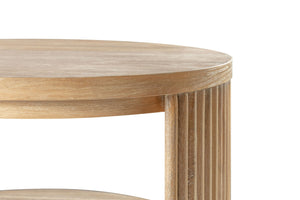 VIG Furniture Modrest Jacobson - Modern Natural Acacia End Table VGWD-LYO-BF2D