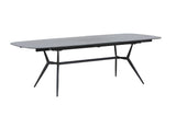 VIG Furniture Modrest Suzie - Modern Ceramic + Black Ash Extendable Dining Table VGDW3013-08