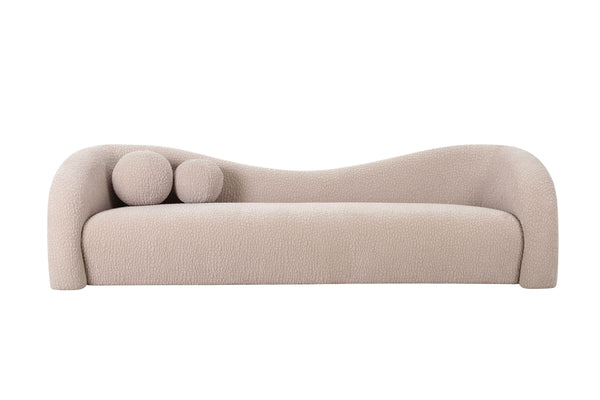 VIG Furniture Divani Casa Calico - Contemporary Beige Fabric 4-Seat Sofa VGOD-ZW-22019-4S-BGE