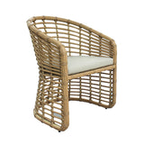 VIG Furniture Renava Mina - Outdoor Bamboo Wicker Dining Set VGAT-RADS-261-SET