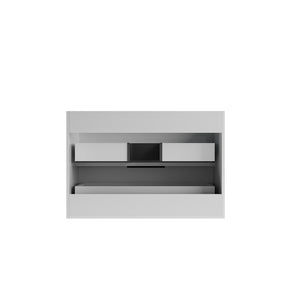 English Elm 075 Floating Wall Mounted Bathroom Vanity Cabinet with Soft Close Drawers Matte Finish White W3520P345979