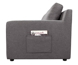 English Elm Waylon U-shape Sectional with Chaise Linen Upholstery Pocket Coil 7 Seat Sofa B061S00180