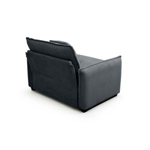 English Elm Modern Two-Piece Sofa Set In Grey Corduroy - Stylish Comfort For Small Living Spaces & Apartments W714S00749