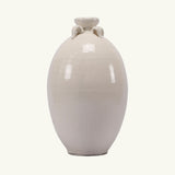 Lilys White Vintage Style Ceramic Four Finger Handle Jar 8183-1