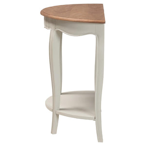 Baxton Studio Baxton Studio Cordelia Console Table - Rustic Two-Tone Farmhouse Design for Elegant Storage Solutions MNT15-White/Natural-ST