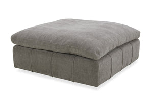 VIG Furniture Divani Casa Vicki - Modern Grey Fabric Ottoman VGKK-KF.8033-OTTO-GRY