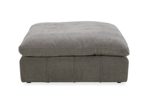 VIG Furniture Divani Casa Vicki - Modern Grey Fabric Ottoman VGKK-KF.8033-OTTO-GRY