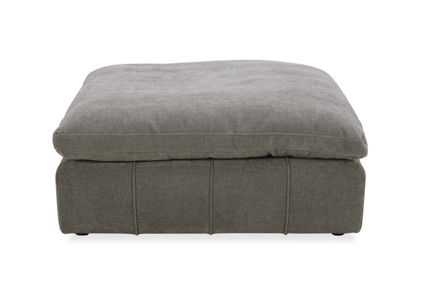 VIG Furniture Divani Casa Vicki - Modern Grey Fabric Ottoman VGKK-KF.8033-OTTO-GRY