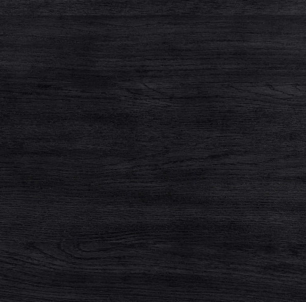 Meridian Furniture Astrid Fluted Oak Veneer Nightstand with Single Drawer for Stylish Modern Bedrooms Black 818Black-NS