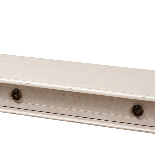 Baxton Studio Baxton Studio Ariella Whitewashed Console Table – Vintage-Style Farmhouse Charm for Your Home RAM13-Whitewashed-ST