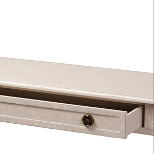 Baxton Studio Baxton Studio Ariella Whitewashed Console Table – Vintage-Style Farmhouse Charm for Your Home RAM13-Whitewashed-ST