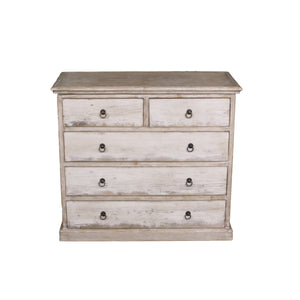 Lilys Amalfi Two Tones Dresser Five Drawres Antique Off White 38X19X35 81920010