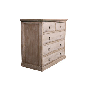 Lilys Amalfi Two Tones Dresser Five Drawres Antique Off White 38X19X35 81920010