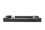 VIG Furniture Divani Casa Rhonda - Modern Grey Fabric 4-Seater Sofa VGAH-SF2037-GRY